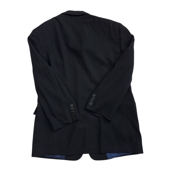 Ted Baker Endurance Blazer Jacket Black Wool Three Button Lined Men's Size 3 38R - Picture 5 of 11